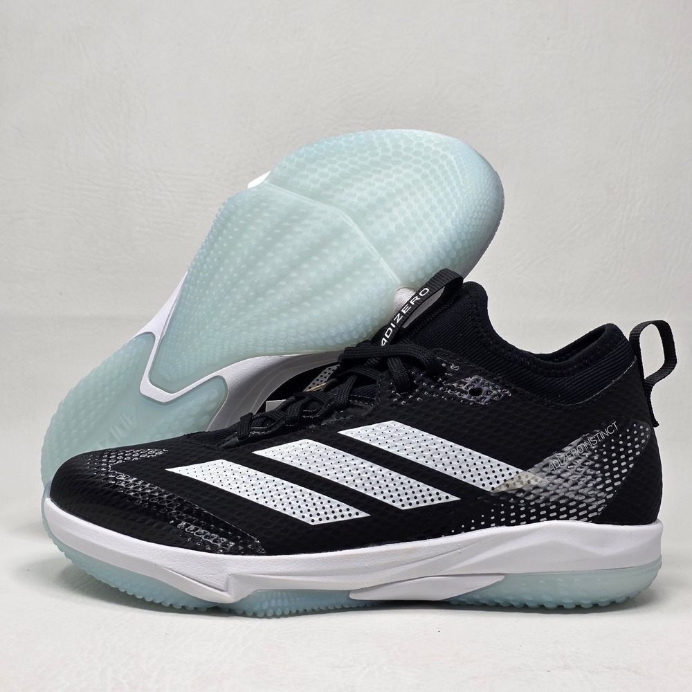 Adidas Adizero Instinct Tu Softball Shoes Black White JH6797 Womens 8 New